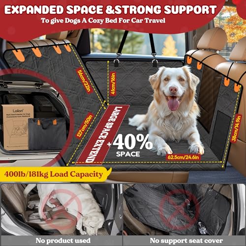 Back Seat Extender for Dogs, Dog Car Seat Cover Hard Bottom, Pet Seat Cover with Mesh Window, Dog Seat Covers for Car Travel Camping, Dog Hammock for Car, Truck, Dog Trunk Cover for SUV Back Seat Extender for Dogs, Dog Car Seat Cover Hard Bottom, Pet Seat Cover with Mesh Window, Dog Seat Covers for Car Travel Camping, Dog Hammock for Car, Truck, Dog Trunk Cover for SUV