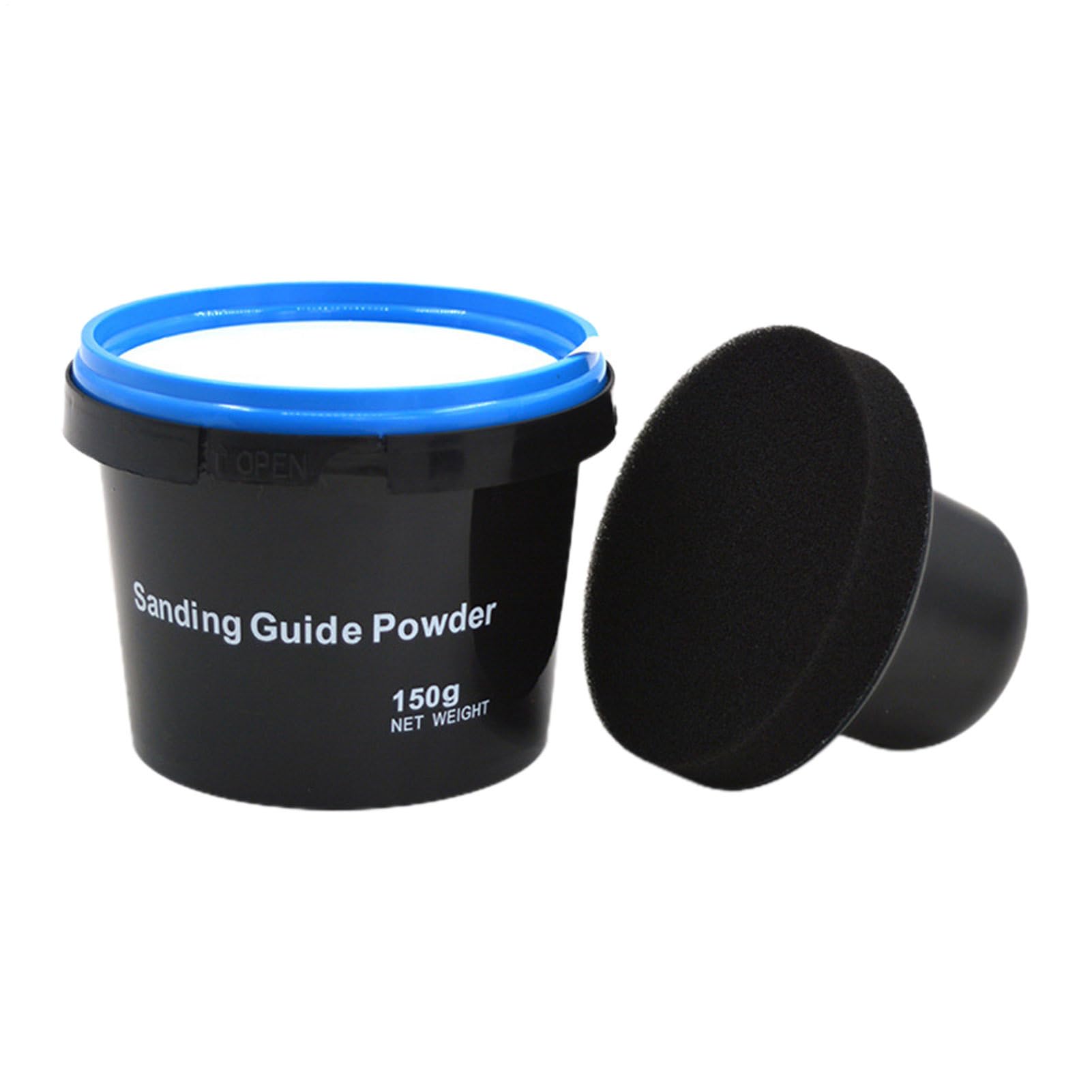 Guide de carrosserie automatique Powder - Marqueur noir à l'épreuve des fuites, indicateur de ponçage sec | Détection de polyvalente poussière pour le polissage du bois remplissant l'outil de