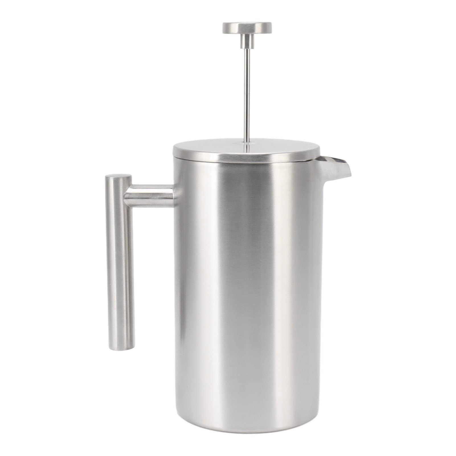 Stainless Steel French Press Coffee Maker Insulated Filter 1L Portable Camping Outdoor Travel