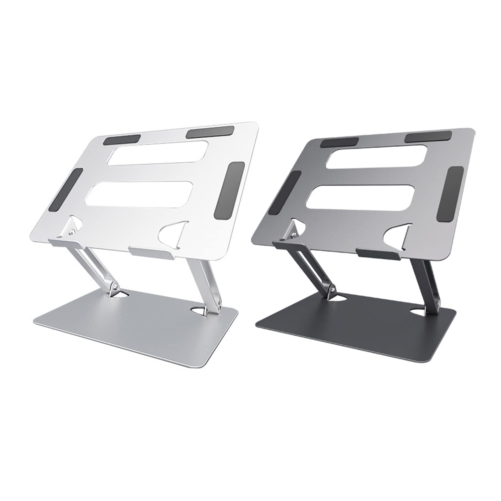 Regulowany aluminiowy stojak na laptopa, ergonomiczny, wielokątny, biurkowy uchwyt na laptopa z odpowietrznikiem termicznym do notebooka 10-17,3 cala i nie tylko