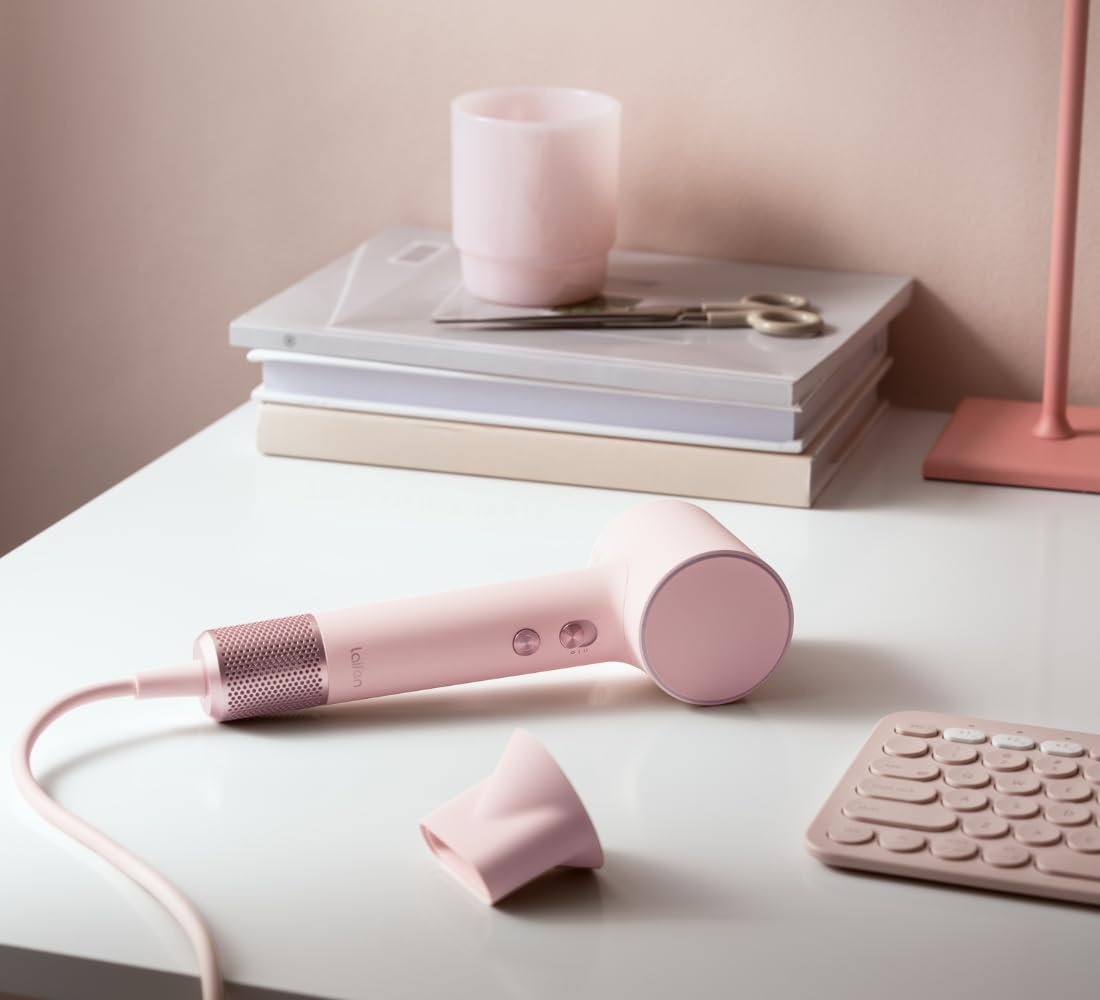 Laifen Mini - Sèche-cheveux rapide et silencieux avec technologie ionique - Coral Pink