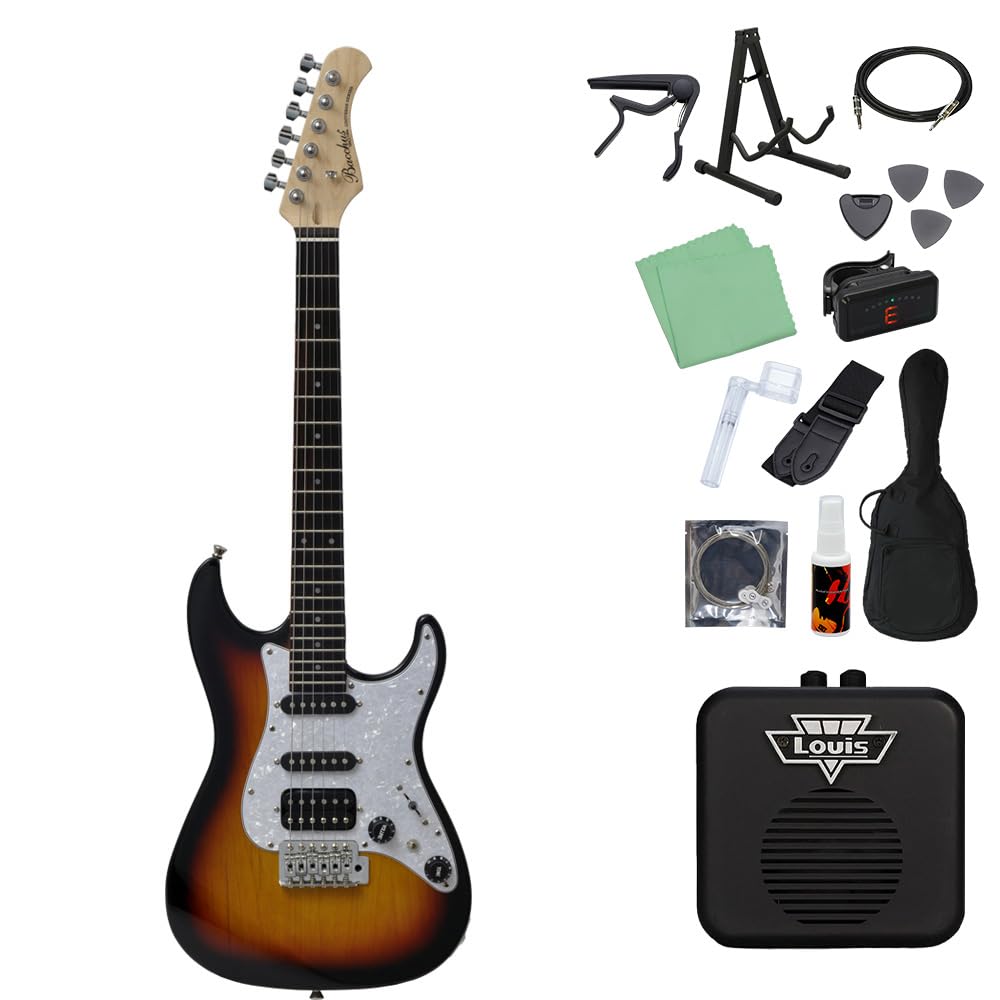 Amazon | Bacchus GS-Mini 3TS エレキギター 初心者14点セット 