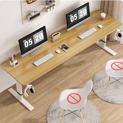 �蓮���~���f�X�N �Q�[�~���O�f�X�N �I�t�B�X���[�N�e�[�u�� 2�l�p PC�f�X�N ���[��Ɗ� �w�K�� ��c�� �׋��� ��80/100/120/140/160/180cm �ω׏d���� �P�[�u�����t�� ��������(�ؓV��+���r,140x60x100cm)