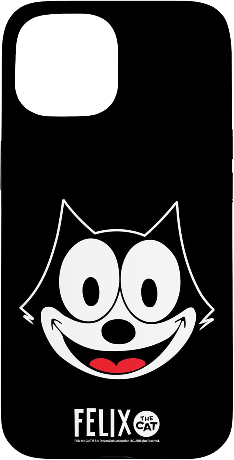 iPhone 16 Pro Felix the Cat Big Face Halloween Costume Case