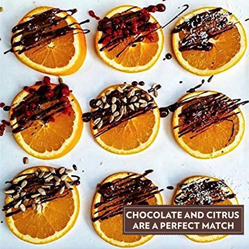 Beyond Good Chocolate Bars | 6 Pack Orange Zest Dark Chocolate | Gift Box Included | Organic, Direct Trade, Vegan, Kosher, Non-Gmo | Single Origin Uganda Dark Chocolate #TOP3