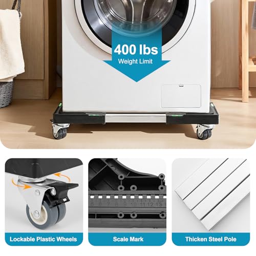Image of Nefish Furniture Dolly Adjustable Mini Fridge Stand