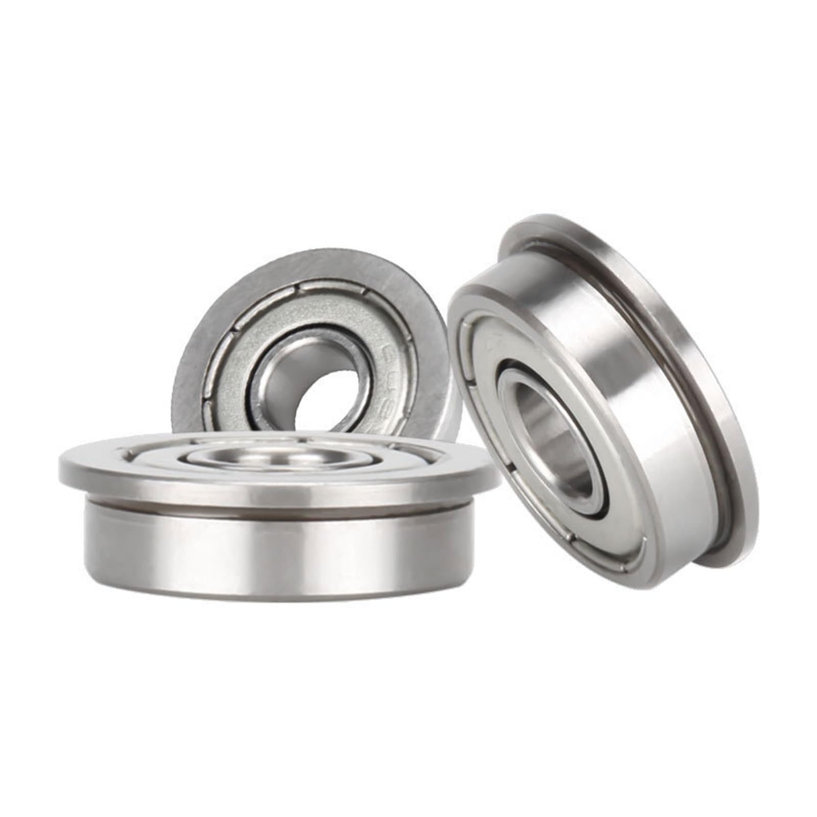 TBZOQAID 5PCS F604 to F699 Flange Bearings F607 F608 F623 F624 F625 F626 F635 F684 F688 F693 F695 F698 ZZ Z 2Z deep Groove Ball(Abec 3)