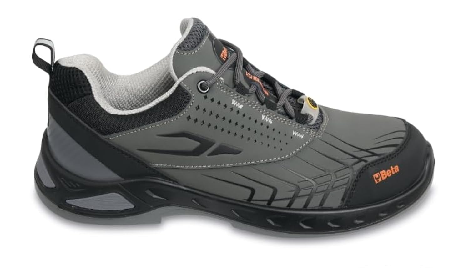 BETA FitEVOLUTION 7273G 37 Water Repellent Nubuck Shoes Grey