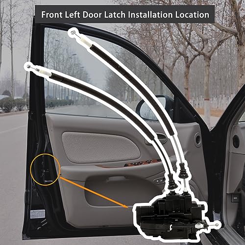 Image of Door Lock Actuator Front Left Driver Side Door Latch Assembly for Hyundai Sonata 2006-2007 Door OE#81320-3K020