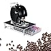 KingSaid Kapselschublade für 60 Kapsel Tassimo Kapselhalter Schublade Kaffeekapselhalter Kapselspender Halter Kapselständer Kaffeekapseln Schubladenbox mit Anti Vibration rutschfeste Oberfläche