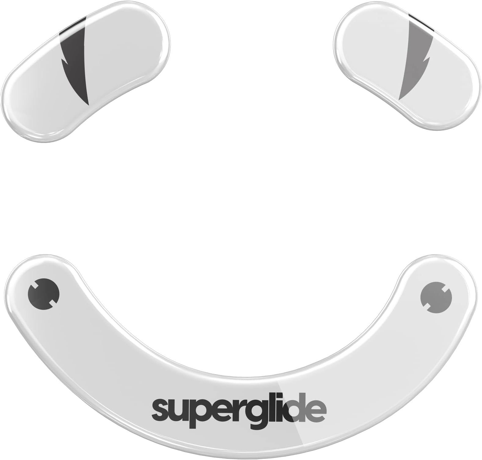 Superglide - Fastest and Smoothest Mouse Feet/Skates Made with Ultra Strong Flawless Glass Super Fast Smooth and Durable Sole