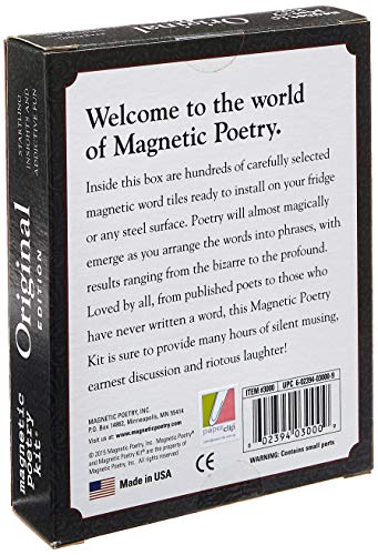 Magnetic Poetry: Original Edition: a Box of Words