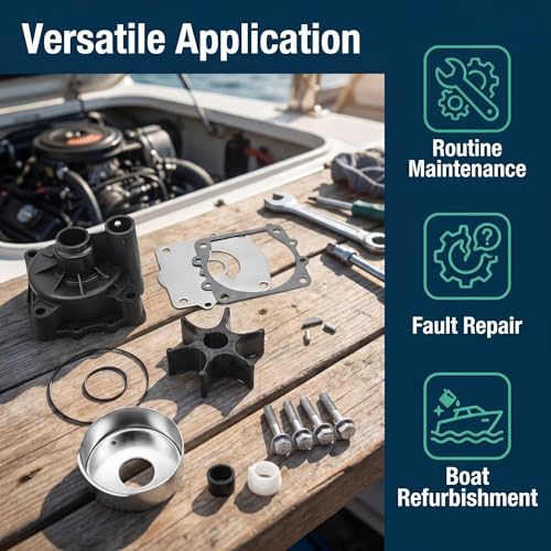 Image of 18-3396-1 Water Pump Kit with Housing Sierra for Yamaha Outboard V6 150-225 HP (1992-2009) | Replaces OEM 61A-W0078-A2-00, 61A-W0078-A3-00, 64L-W0078-00-00