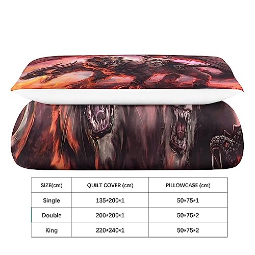 Housse de couette Shanhaijing monstres giant beast lit microfibre - 5