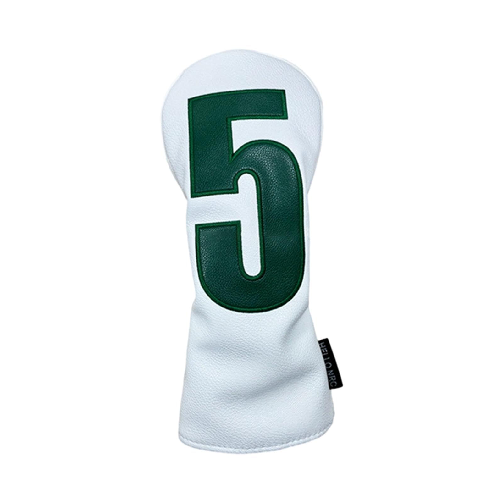 Couvre-tête de Club de Golf pour Bois, Protection en Cuir PU de Remplacement, Couvre-Chef en Bois de Golf Résistant Aux Rayures pour Cadeau de