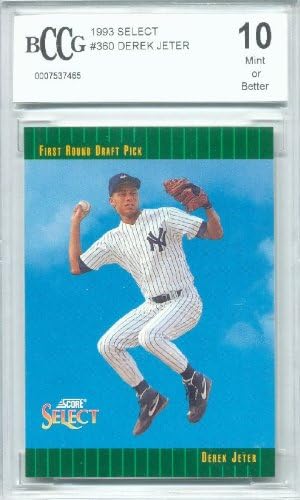 1993 Select #360 Derek Jeter Rookie Graded BCCG 10