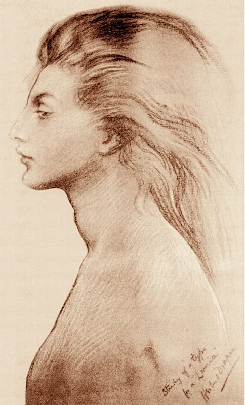 Tableau Étude pour lamia par Herbert Draper pour habiller un mur vide avec élégance
