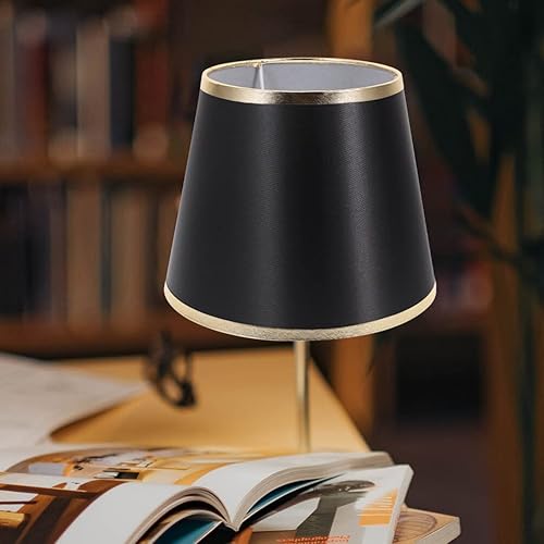 Miniatura 8 de Angoily Pantalla de tela Barril Lámpara Pantalla Araña Pantalla Lámpara Decorativa Pantalla de Lámpara de Tapa Dura, Pantalla de Lámpara Colgante