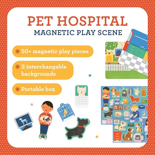 Image of Petit Collage Mag Play Scene Pet Hospital