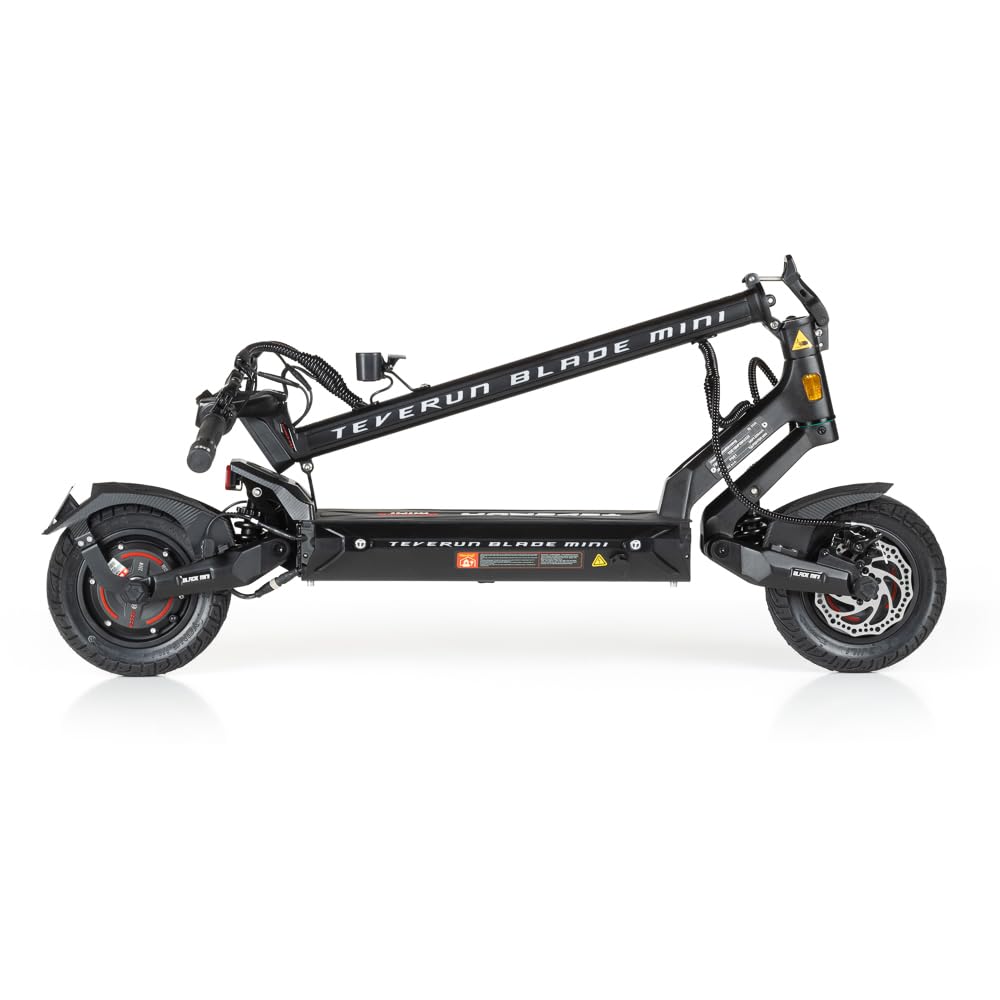 Teverun E-Scooter mit Straßenzulassung – Blade Mini Pro, Schwarz-Gelb
