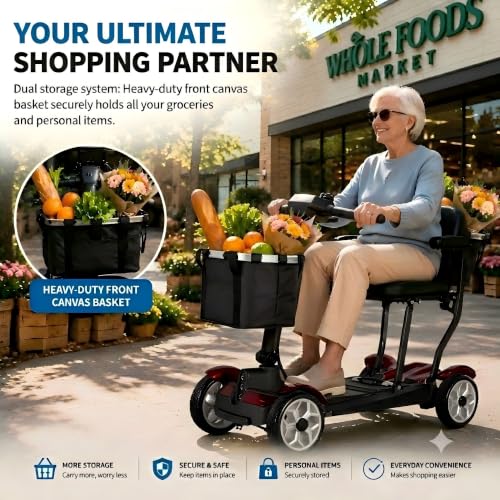 38.5lbs Long-Range Mobility Scooter
