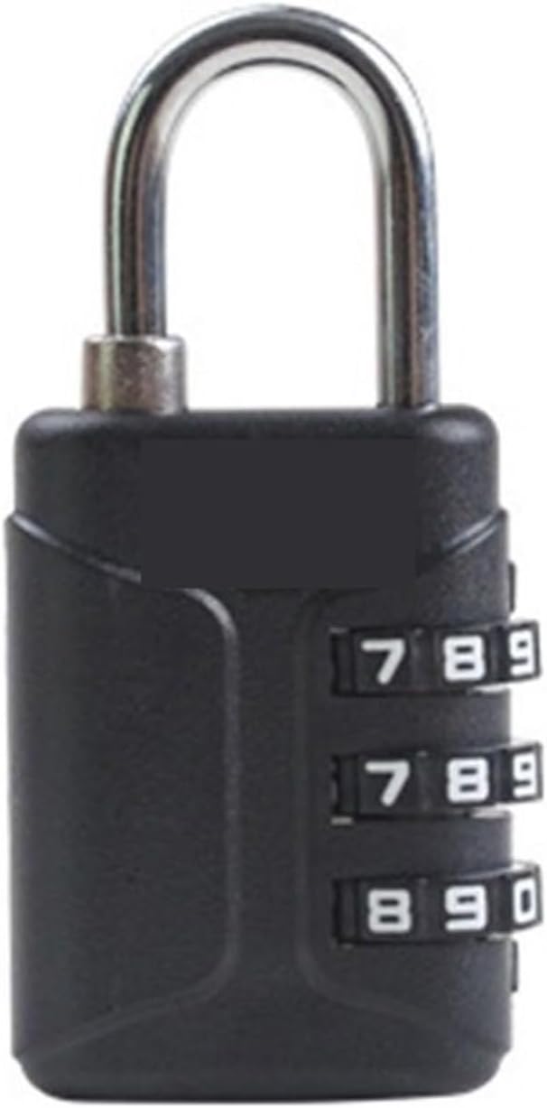 3 Digit Combination Lock Padlock Suitcase Luggage Cabinet Locker Travel 1Pcs(Red)