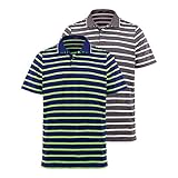 Ralph Lauren Polo Herren gestreiftes Airflow Jersey Top (712169162146)