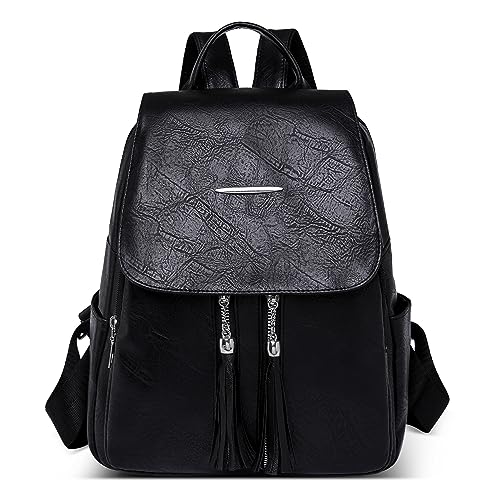 DIRRONA Mode Sac à Dos Femme Élégante Sacs à Bandoulière Décontracté Voyage Sac à Dos Moyen...