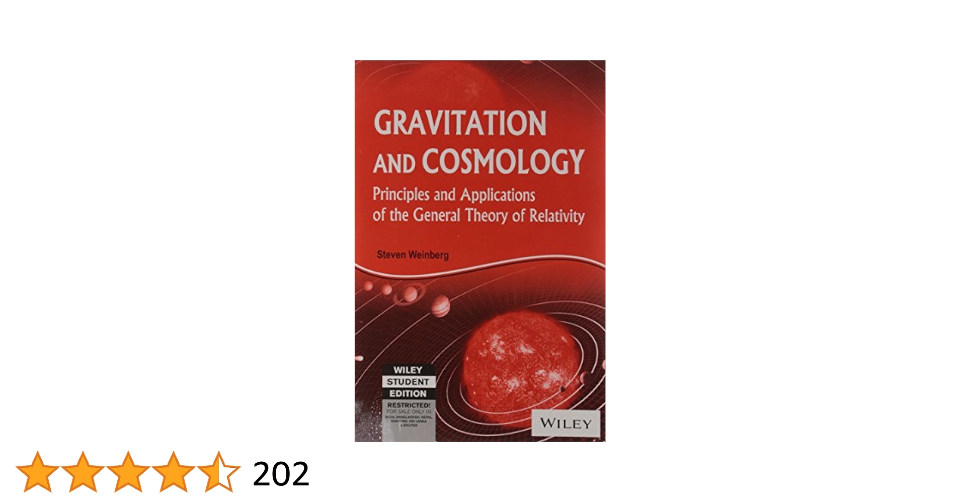 Buy Gravitation and Cosmology: Principles and Applications
