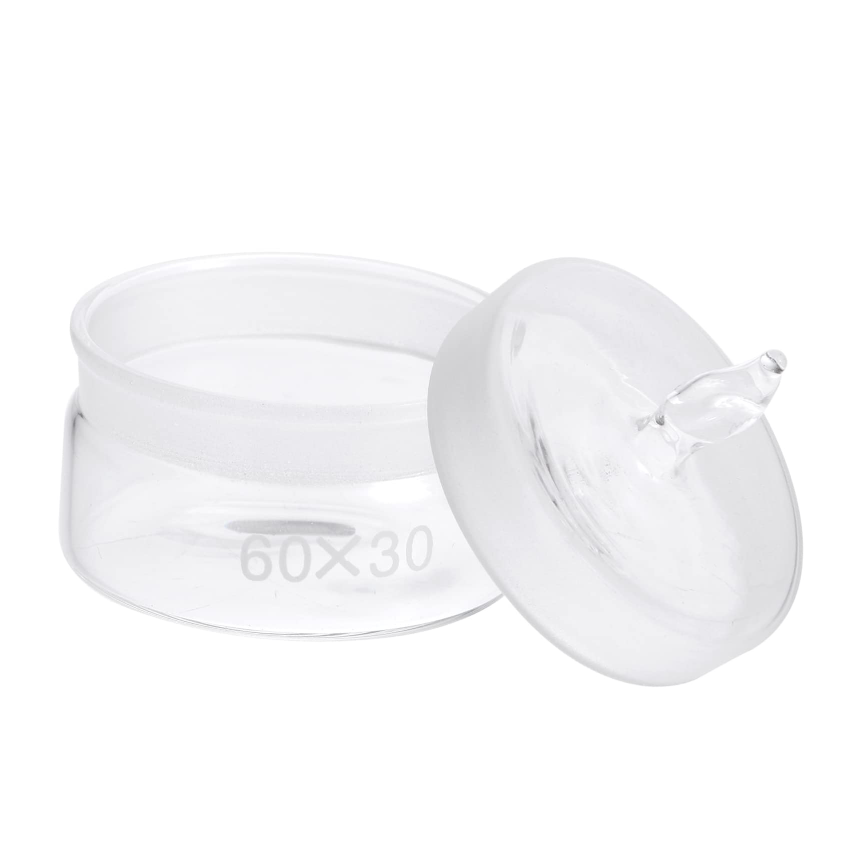 CANIGHT 1pc Weighing Bottle Bottles with Stoppers Weighing Bottle Glass Scientific Glass Beaker Glass Specific Gravity Bottle Weighing Bottle Glass Weighing Bottle Flat Equipment