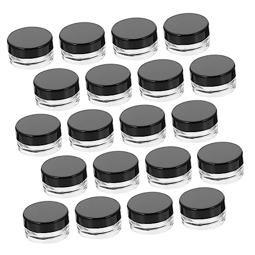 BELLIFFY 20pcs Cosmetic Container Lotion Jar Sample Pots for Beauty Products Packing Box for Small Storage Jars and Travel Boxes