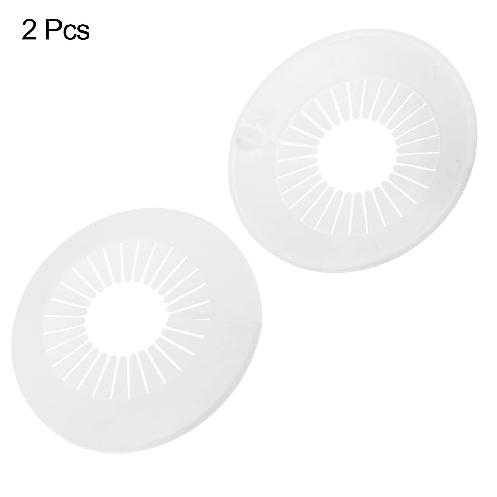 TOP-VIGOR 2pcs 50mm-78mm Pipe Cover Decoration, PP Plastic Escutcheon Pipe Collar for Water Pipe Drain Line - Image 4