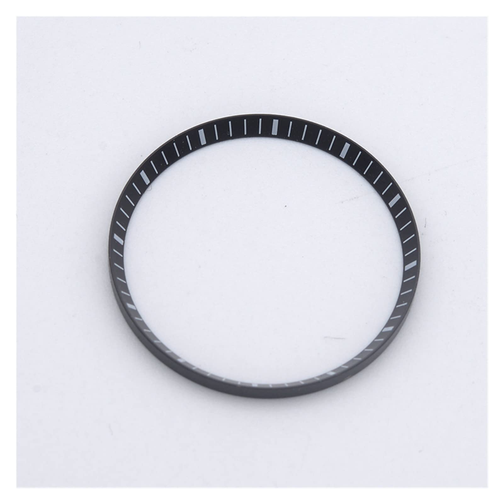 lindawang lin 30.5mm Mod Chapter Ring Compatible With Seiko SKX007 SKX009 SKX171 Man Watch Case Chapter Ring Compatible With NH35 NH36 Watch Movement Men's Gift going (Color : Black)