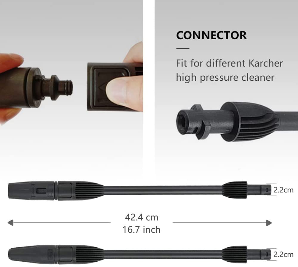 Lancia Per Idropulitrice Kärcher K2-K7 - Ugello Turbo Alta Pressione Per Lavaggio Auto E Pulizie - Foto 14