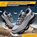 FOGOIN Sicherheitsschuhe Herren S3 Explorer 3.0 Sportliche Arbeitsschuhe Leicht Trends Drehknopf Anti-Smash und Anti-Punktur Arbeit Versicherung Schuhe Unisex