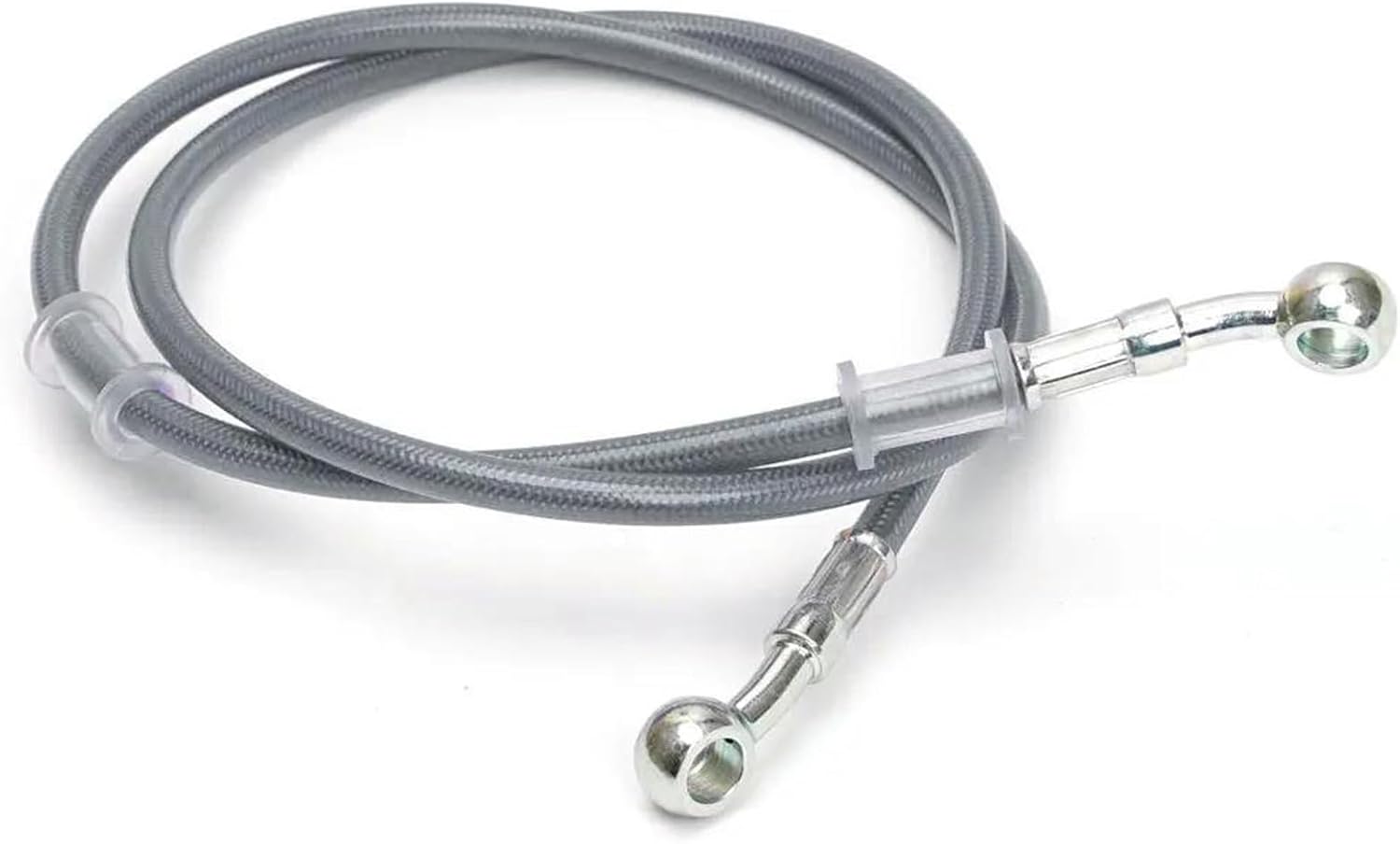 Motorcycle Brake Clutch Line For Suzuki For Kawasaki For Yamaha 400Mm-2200Mm Motorcycle Brake Hose Hydraulic Line Cable 10Mm 28° Banjo Pipe Braided Oil