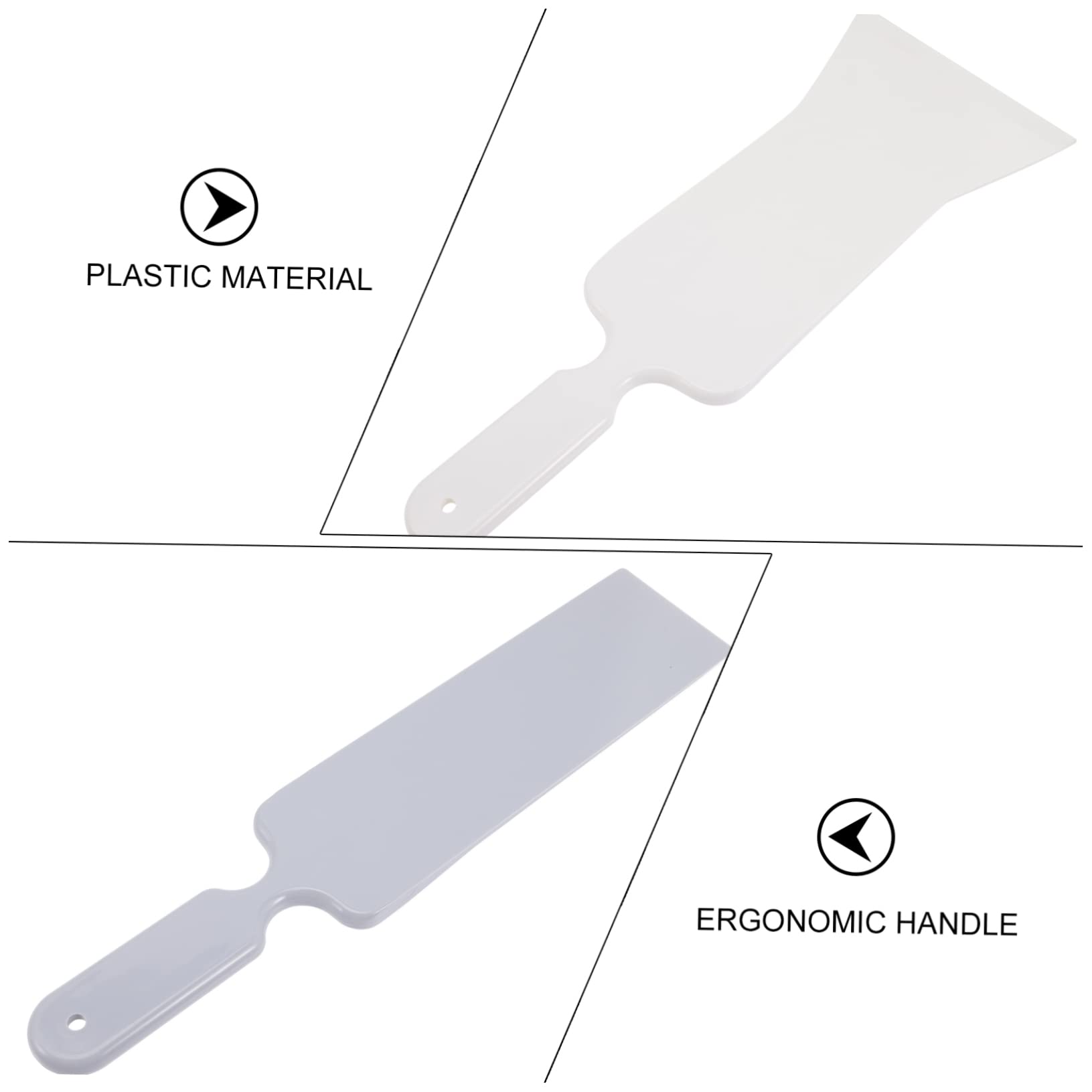FAVOMOTO 2pcs Car Window Scraper Handle Film Wrap Tool for Windshield Tinting Design for Front and Rear Scrubbing Pad for Cleaning
