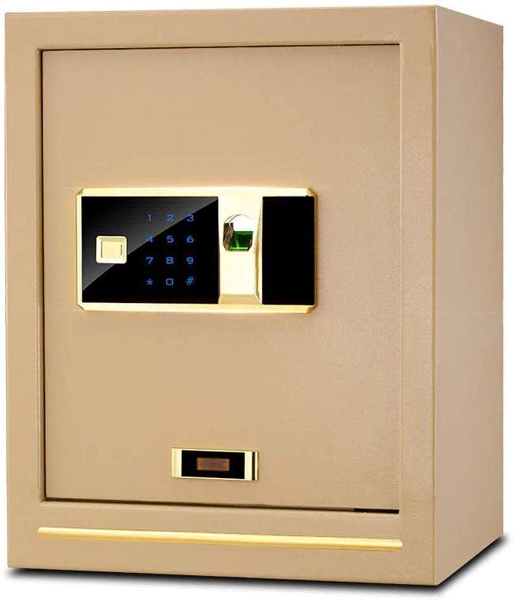 Sejfy sejfy cyfrowe bezpieczeństwo biometryczny wyświetlacz odcisków palców solidna stalowa konstrukcja do domu hotelu leki 38 x 32 x 48 cm bezpieczny