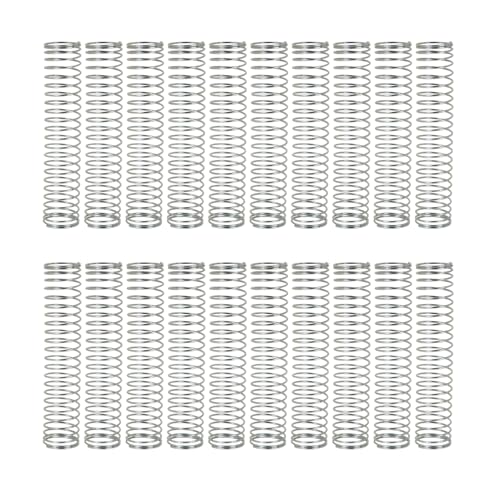 WSYCWG 20 Pcs Compression Spring, Wire Diameter 0.5Mm Outer Diameter 4Mm Stainless Steel Extension Springs Suitable for DIY Repairs,0.5×4×40mm