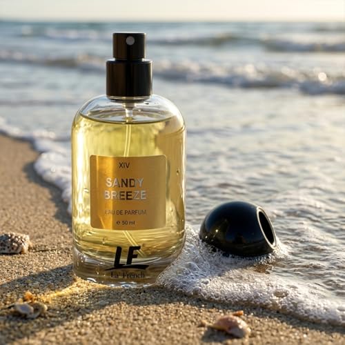 Image of La French Sandy Breeze Unisex Perfume 50ml | Long Lasting Premium Fragrance for Men & Women | Cardamom, Iris & Sandalwood Notes