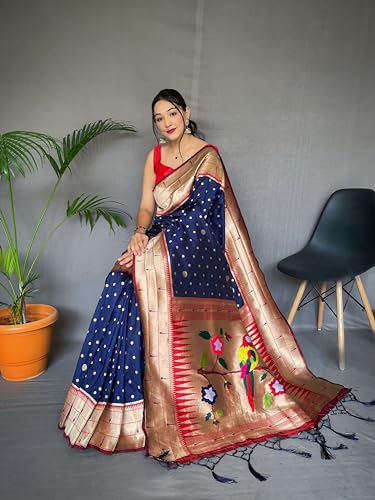 Rang Priya paithani silk saree – image 4