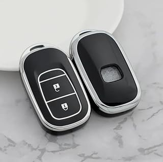 TPU Smart Key Fob Cover Case Compatible with Renault Kwid,Travk,Symbol,Dacia Sandero,Logan,Duster - 2016-2018 Models - Stylish and Durable Design