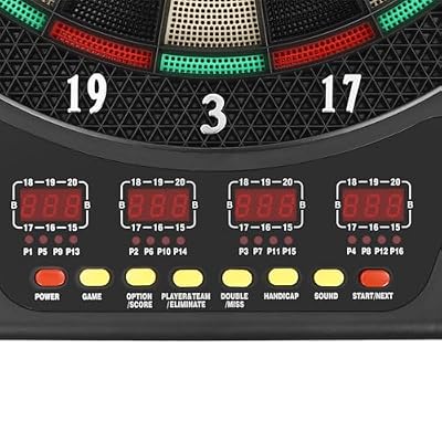 Electronic Dart Board, Soft Tip Dartboard Set, Digital Electric Dart Boards, Innovative Darts Machine with LED Display Score 6 Darts