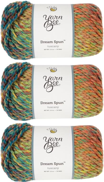 Hobby Lobby Tuscany Yarn Bee Dream - Juego de 3 hilos hilados