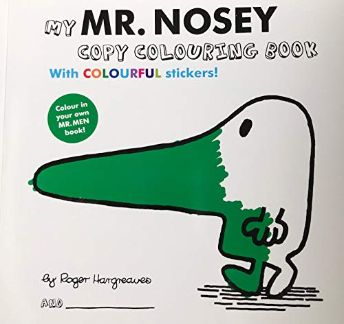 Mr Men Mr Nosey Colouring