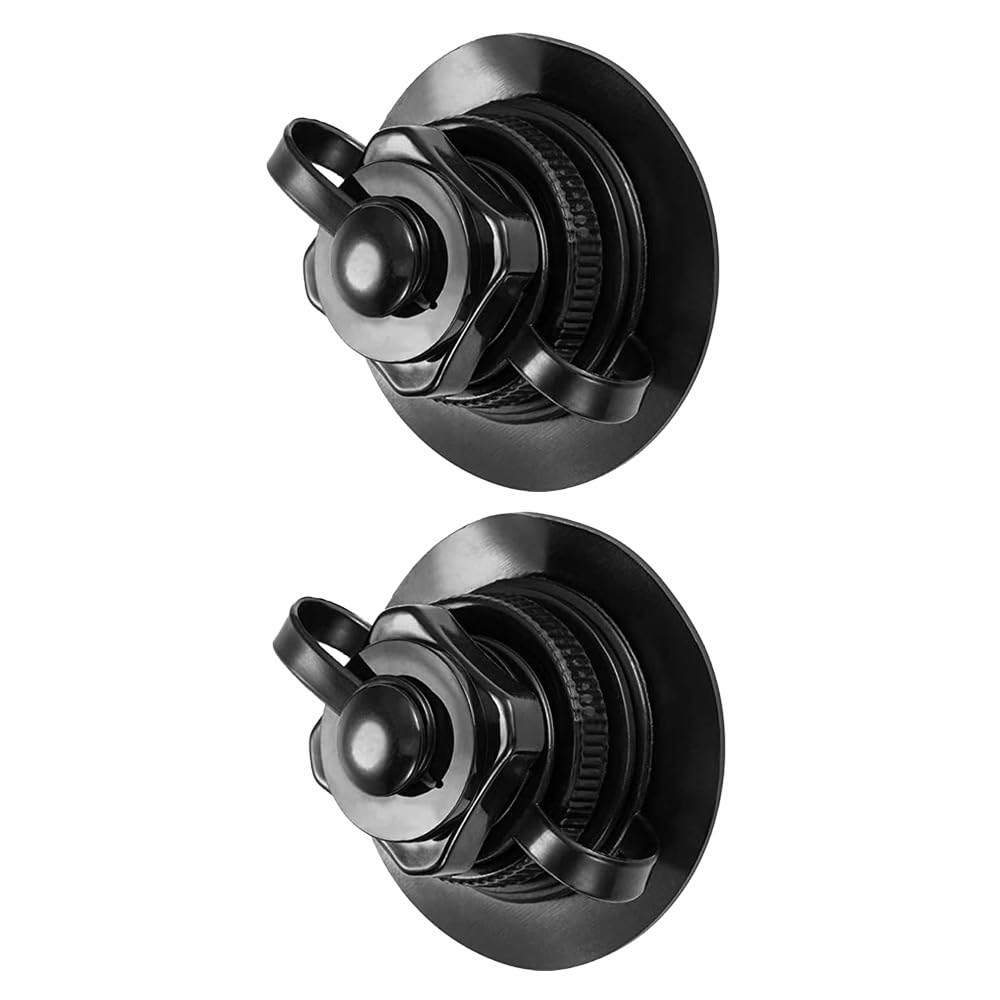 SEIWEI 2Pcs Boston Valve, Kayak Stopper Inflation Valve Air Plug for Rubber Dinghy Raft Kayak Pool Boat Airbeds