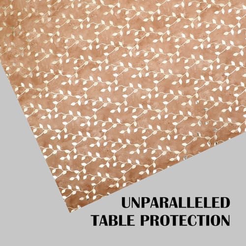 Image of Dakshya Industries PVC Waterproof Withoutlace Dining Table Cover (Size - 54X78 Inch) Rectangle 6 Seater Heat Rasistant, Chang A2