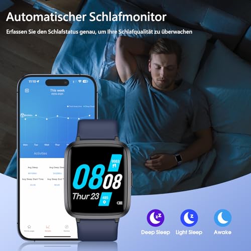 LETSACTIV Smart Watch for Men Women,1.91" HD Fitness Tracker, Answer/Make Calls, No App/Phone Needed Pedometers - Image 4