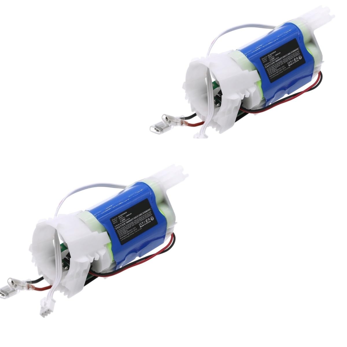 TECHTEK Batteria 2600mAh compatibile con [Proscenic] per 800T, per 820S, per 820T, per 830T, per PR-800T, per PR-820T, per PR-830S, per PR-830T, per
