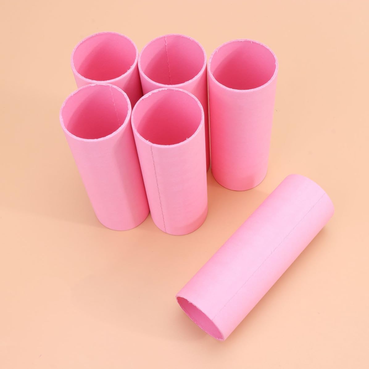 Mobestech 30pcs Kraft Paper Cardboard Tubes for Art Paintings and Shipping